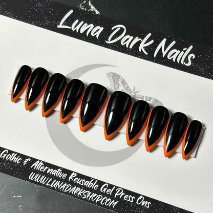 Black and Orange Skinny French