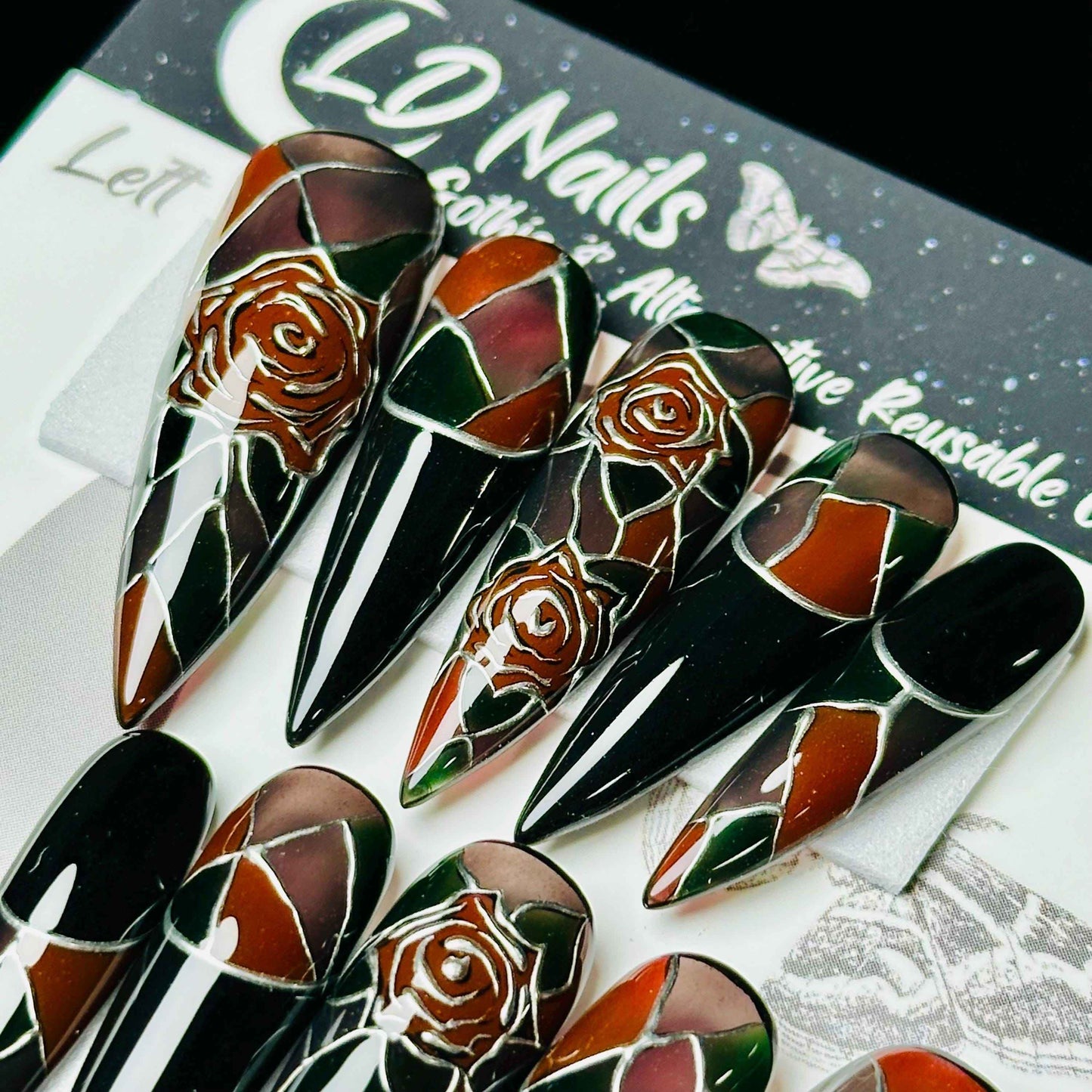 Stained Glass Rose