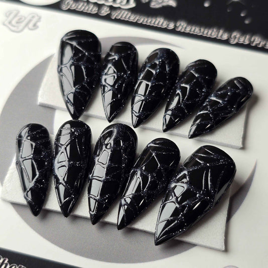 Flash Glitter Spiderweb - Glossy