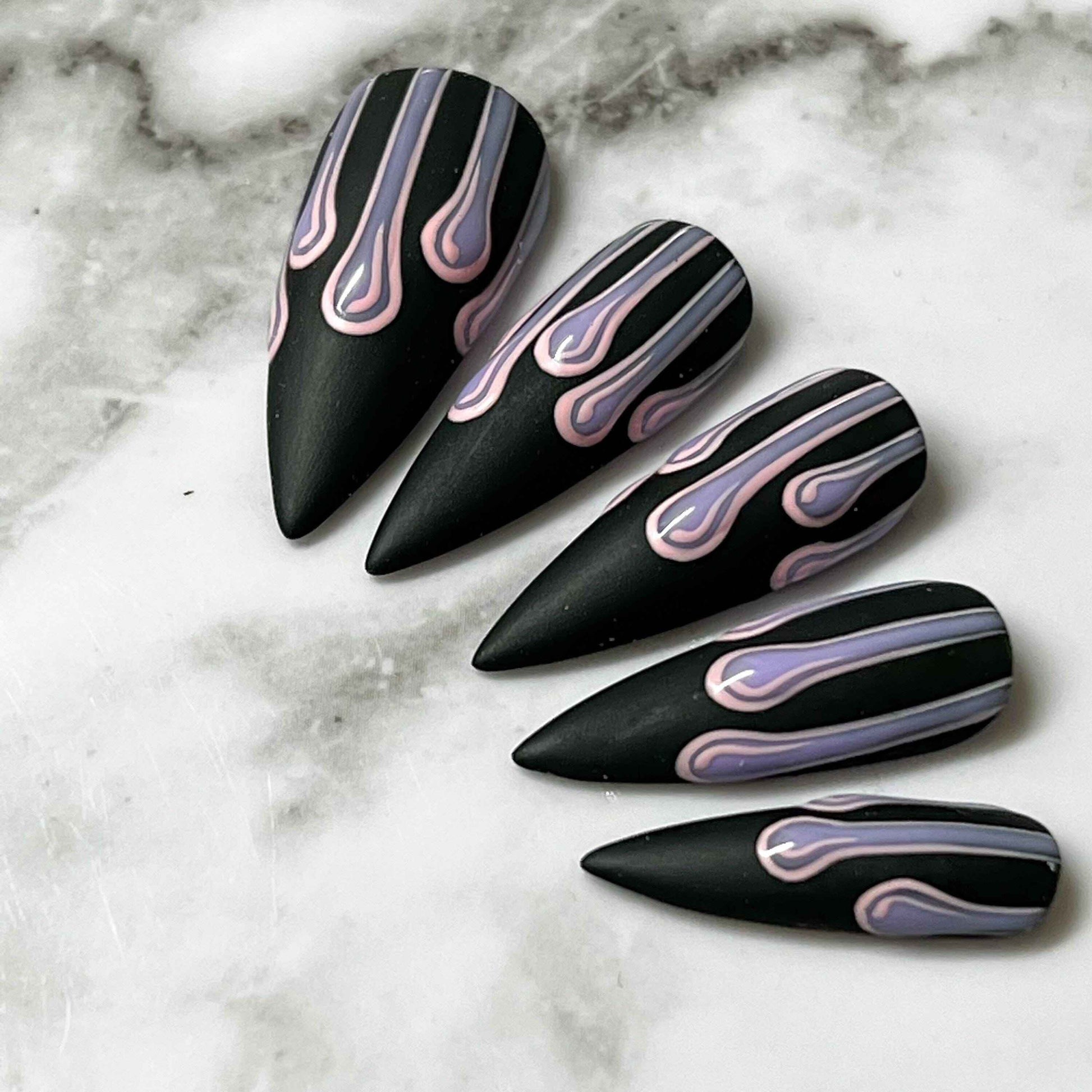 Purple Glow Drips