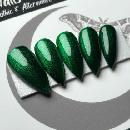 Green Christmas Glass