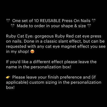 Ruby Cat Eye