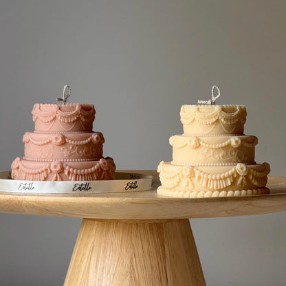 Kuchenkerze | Trendige handgemachte Dekoration