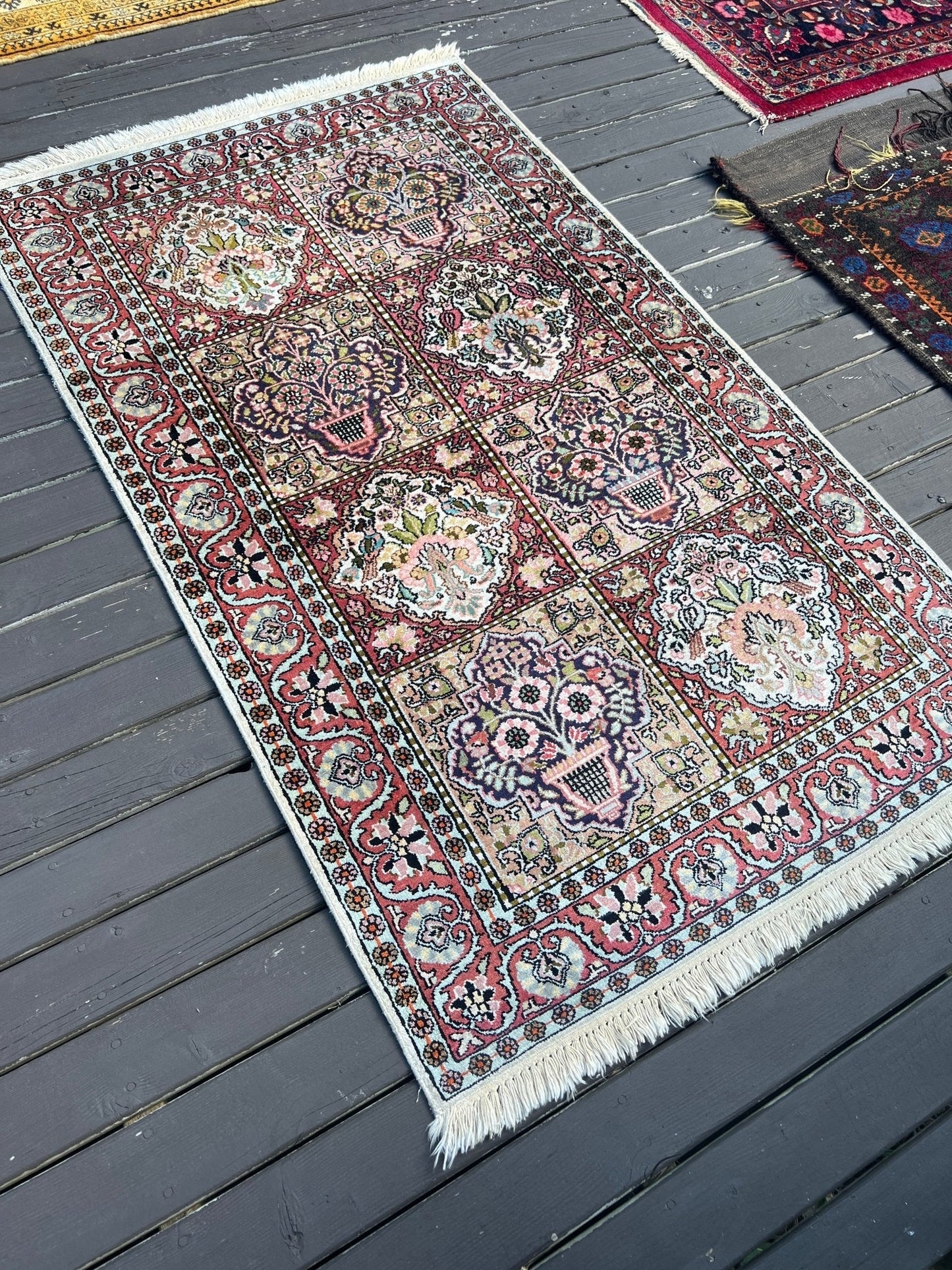 Reserviert | Indischer Kaschmir-Teppich | 91 x 150 cm