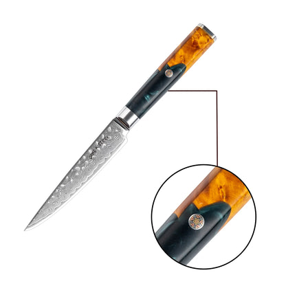 Kaze Katana Universalmesser 6″ | Damaststahl von Ginza Steel