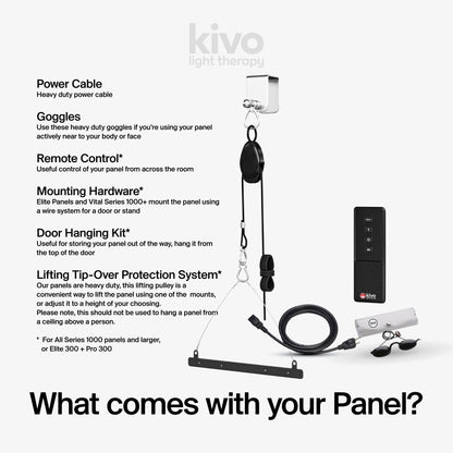 Kivo Vital 1500: Medium Wide Body Red Light Therapy Panel