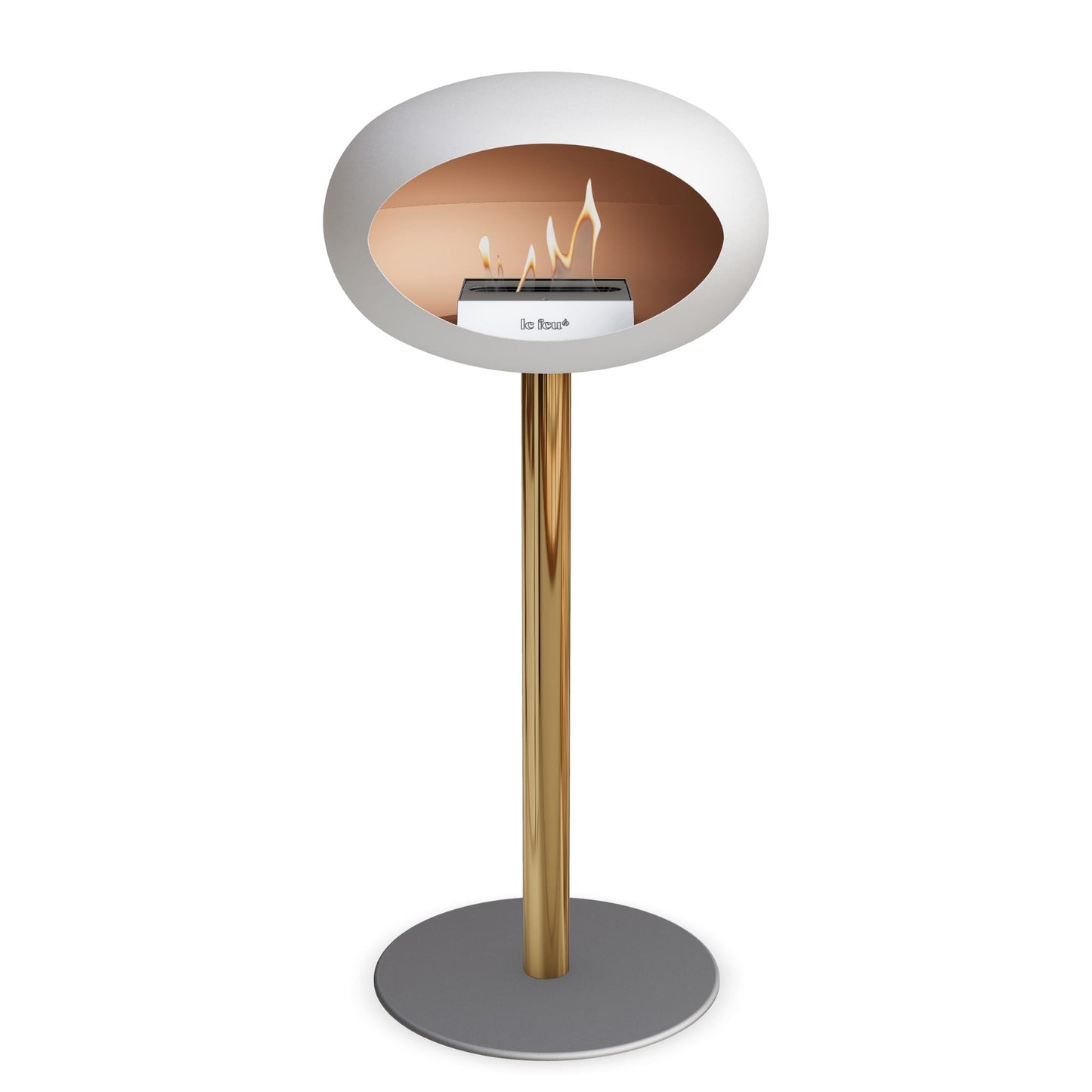 Le Feu Steel High Dome <br>White