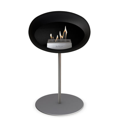 Le Feu Steel Low Dome <br>Black