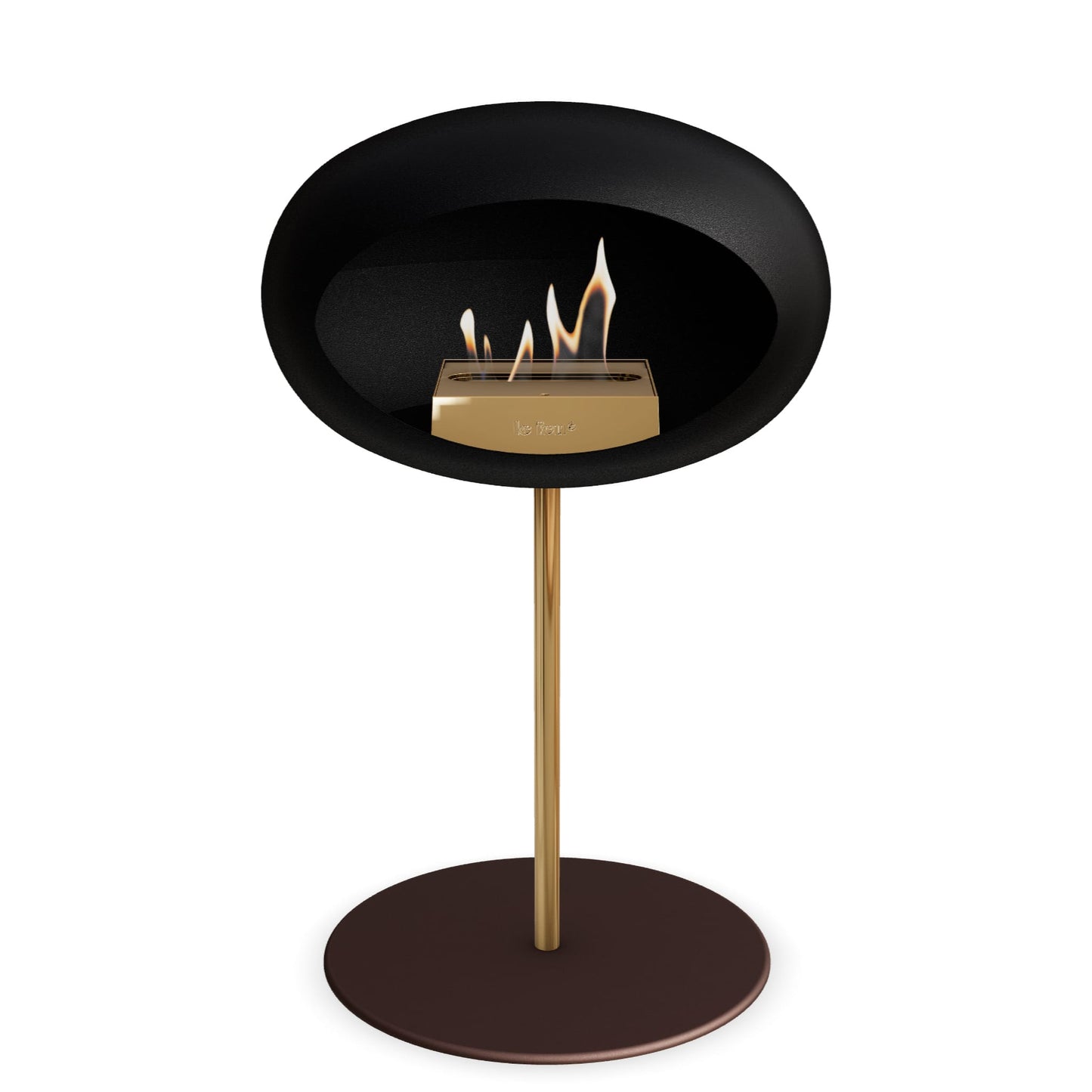 Le Feu Steel Low Dome <br>Black