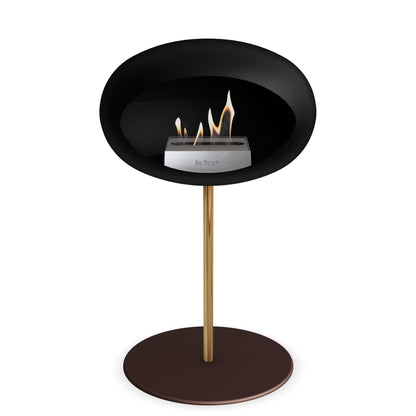 Le Feu Steel Low Dome <br>Black