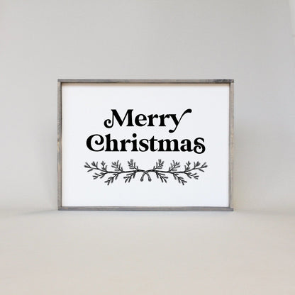 Merry Christmas (18"x24") Wood Sign