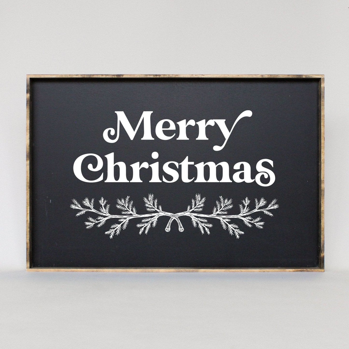 Merry Christmas Large Wood Sign