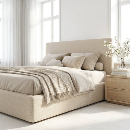 Metro Fabric Queen Bett