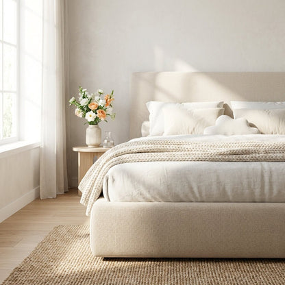 Metro Fabric Queen Bett