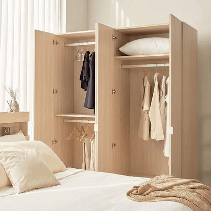 Monza 4-Door Wooden Wardrobe