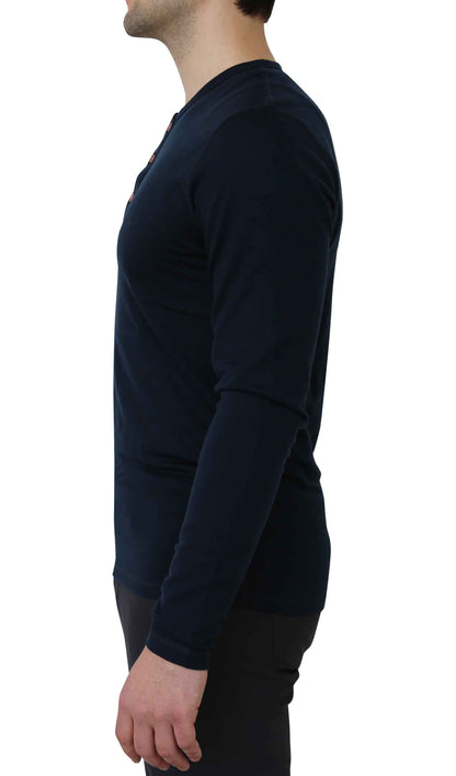 NorthWool Men's Merino Blend Henley — Heavyweight