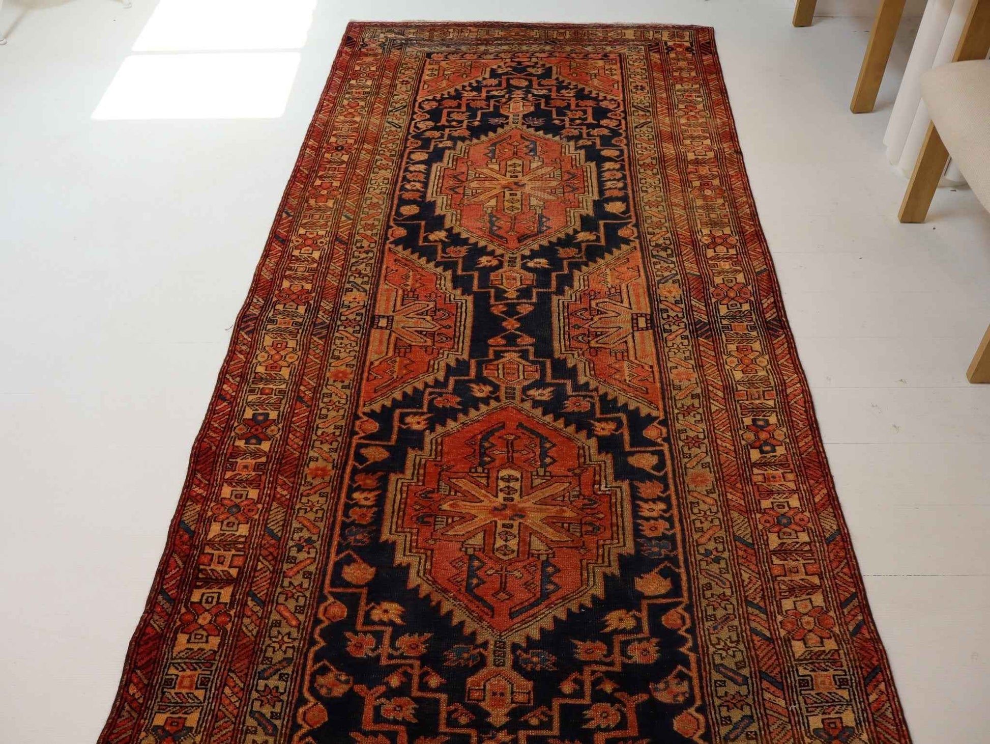 On Hold for Todd - Persian Azerbaijani Runner Rug | 4' 1” x 10' 3"