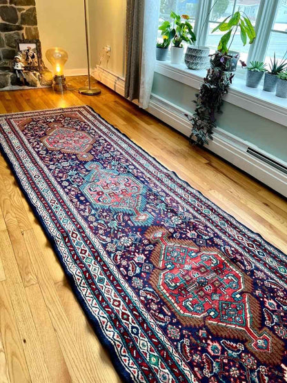 Persian Hamadan Runner | 10' 6" x 3' 5"