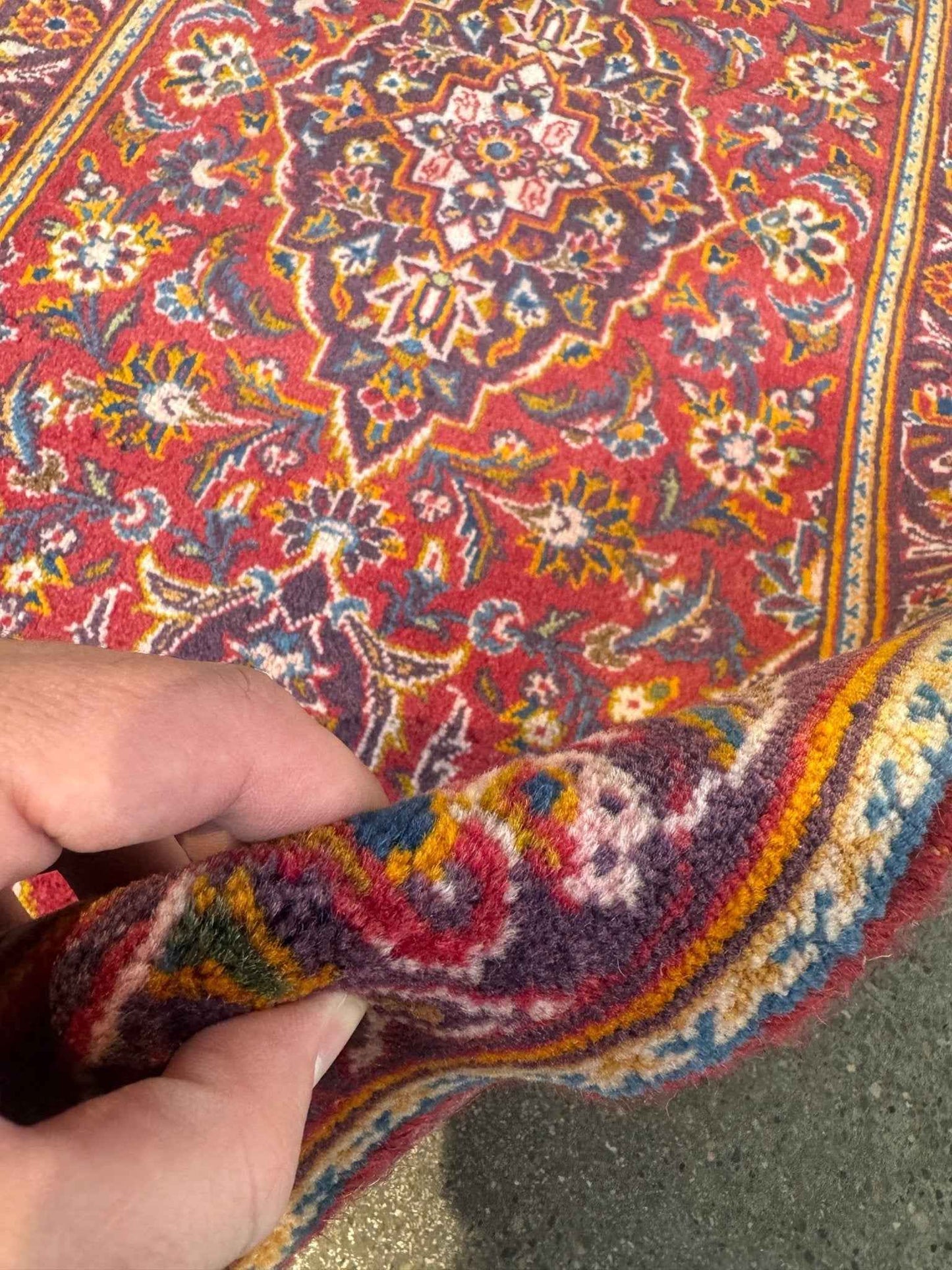 On Hold - Persian Kashan Rug | 2' 1" x 4' 8"