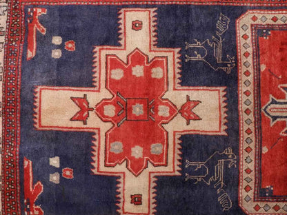 Persian Meshkin Runner Rug | 3' 11” x 10' 7"