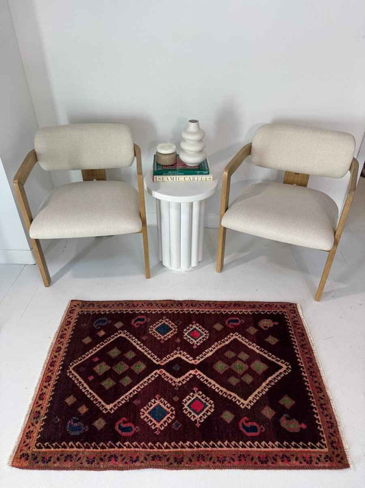 Persian Sirjan Rug | 2' 8" x 4’