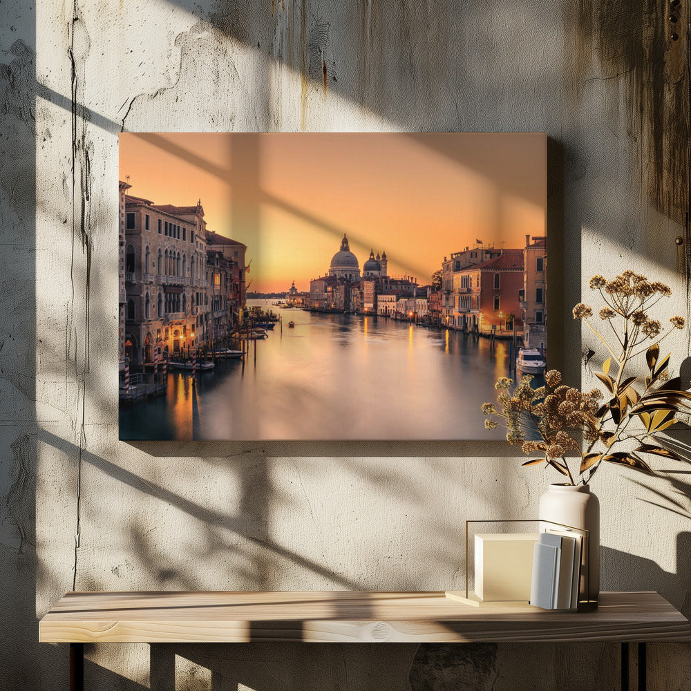 Wandbild Morgenstimmung in Venedig