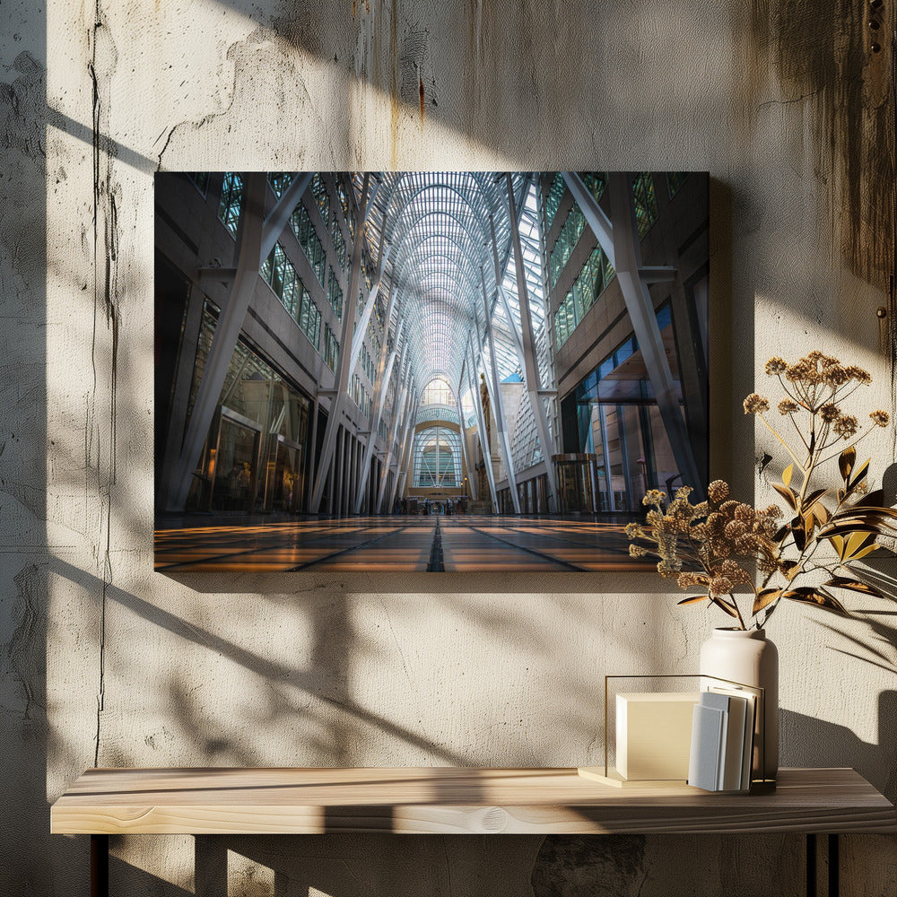 Wandkunst Brookfield Place, eine poetische Hymne aus Licht und Symmetrie