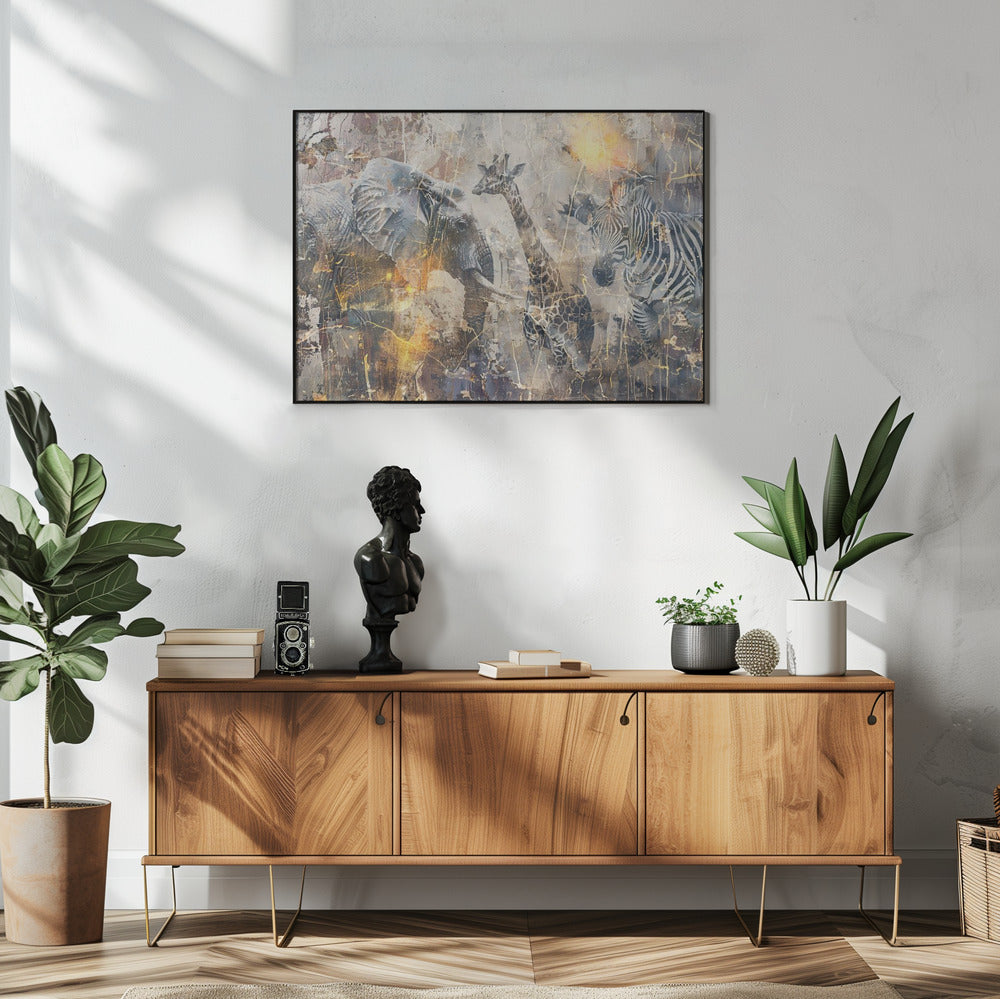 Wall art African Art Illustration Wallart 114
