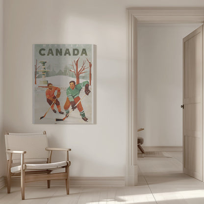 Wall art Montreal Canada Pond Hockey Guys