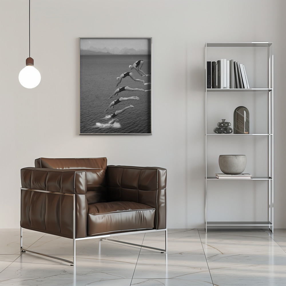 Wall art The beauty of diving