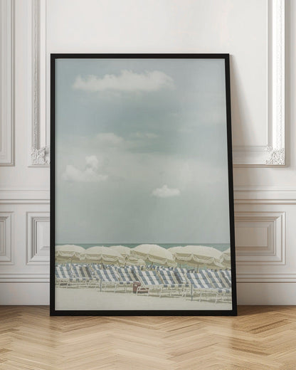 Wall art Vintage beach scene