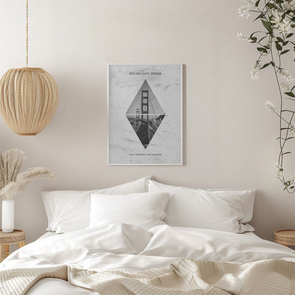 Wall art Coordinates SAN FRANCISCO Golden Gate Bridge