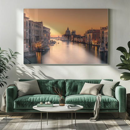 Wandbild Morgenstimmung in Venedig