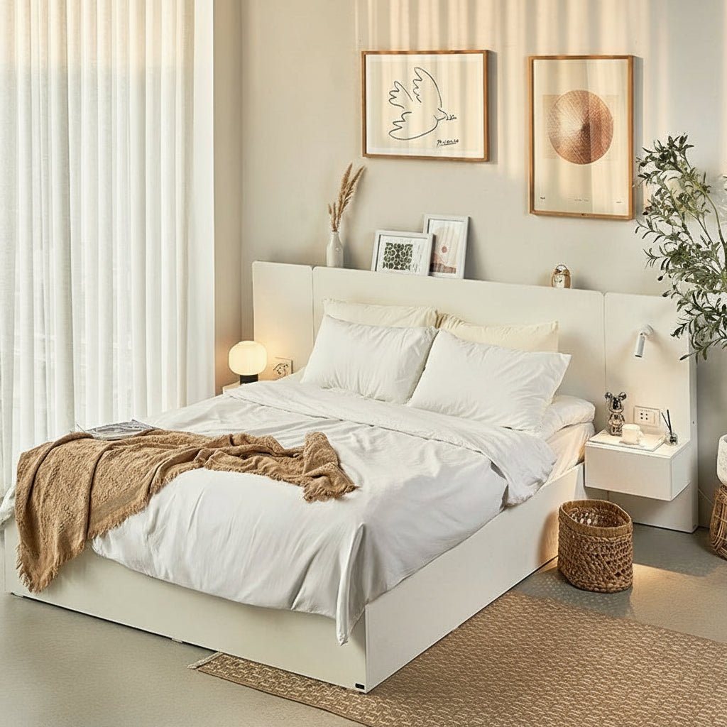 Rander 3-Piece Bedroom Set with Integrated Power & Reading Lamp