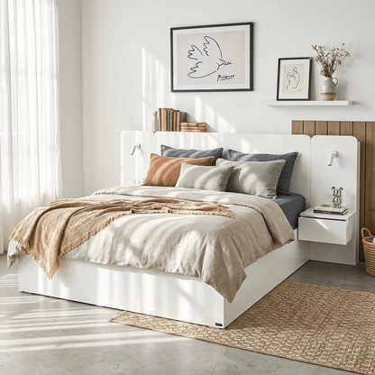 Rander Hotel Smart Bedroom Combo with Power Outlet & Reading Light