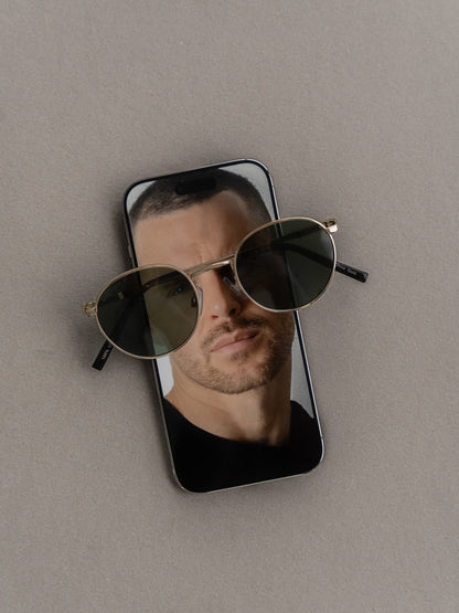 Sage – Round Metal Sunglasses | Bolero Eyewear