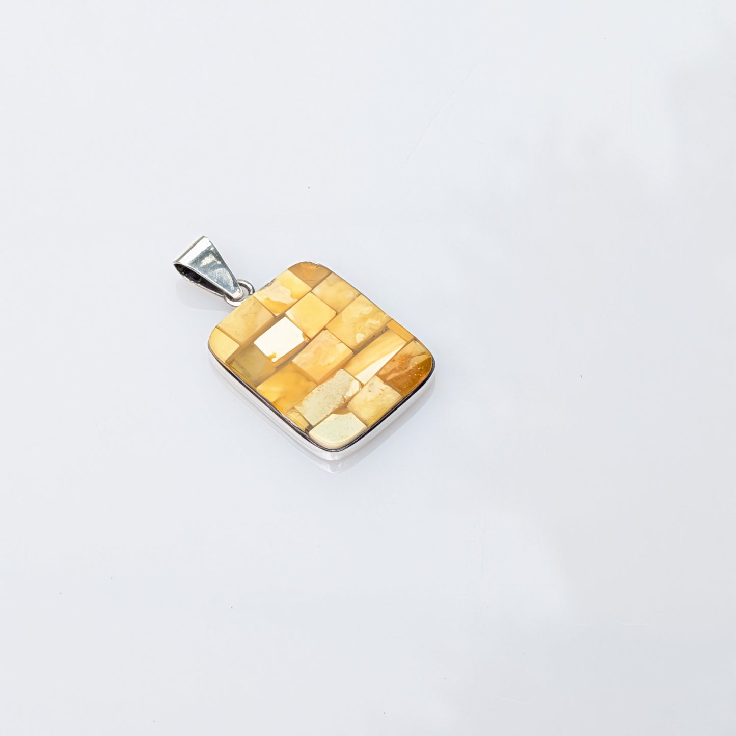 Temple of Light Pendant | Sterling Silver Baltic Amber | Tears of the Sun