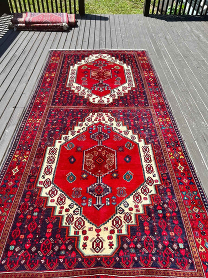 Rojan | 10' 2" x 4' 11" | Vintage Senneh Rug