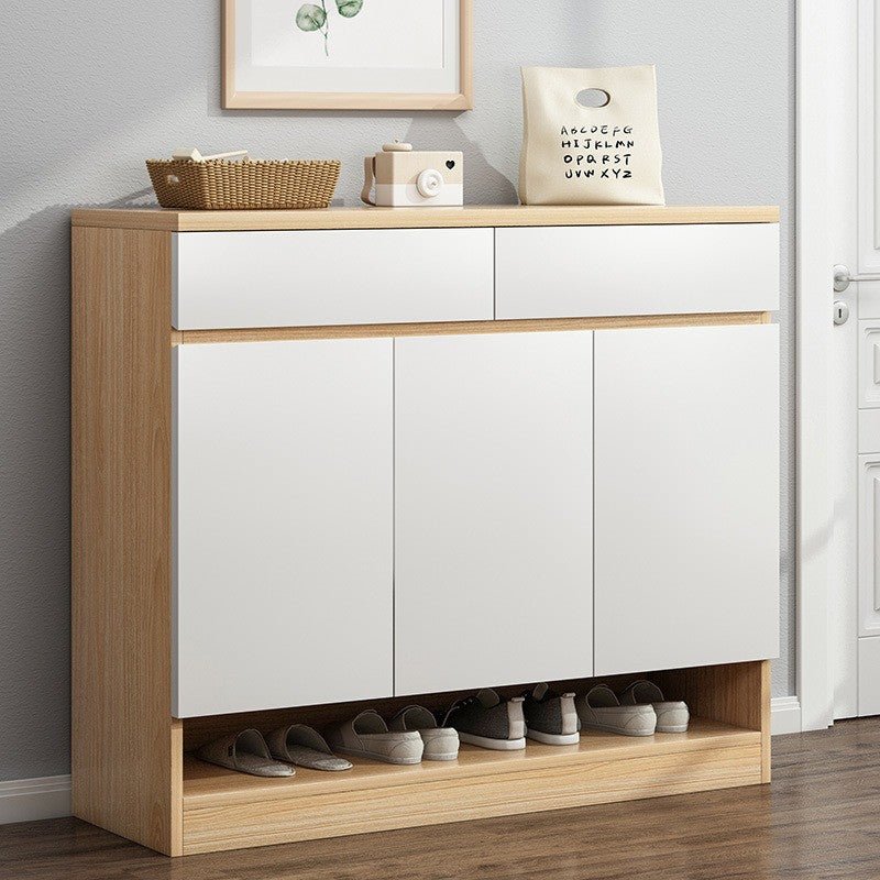 SC52 Weißer Schuhschrank