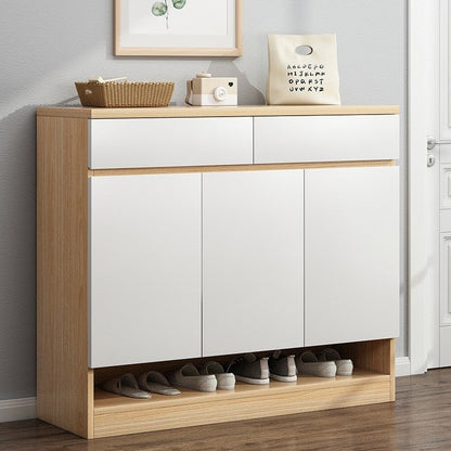 SC52 Weißer Schuhschrank