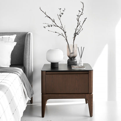 Nachttisch Scarlet Modern aus Eschenholz