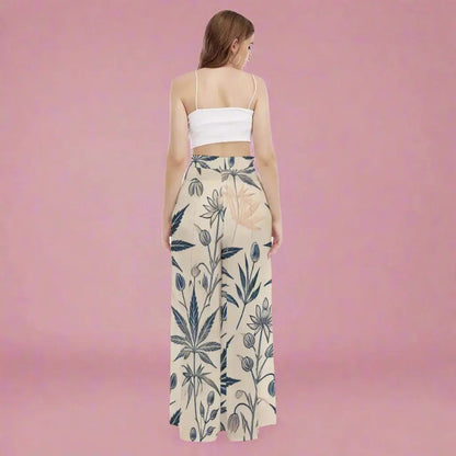 Soft Sativa Wide Leg Trousers