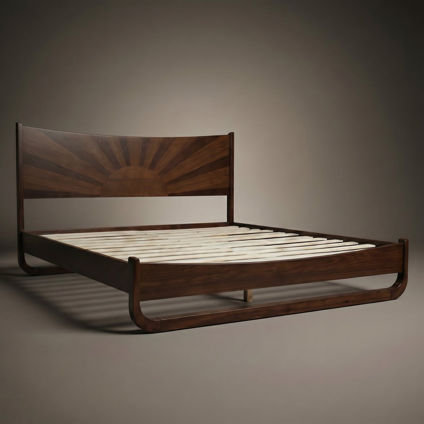 Sunset Solid Wood Bed Frame
