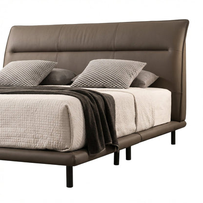 Hudson Leather Bed