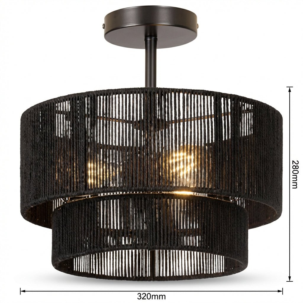 Tulum Weave Art Ceiling Light