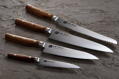 Un-Ryu VG-10 170 mm Santoku-Messer 33-lagig
