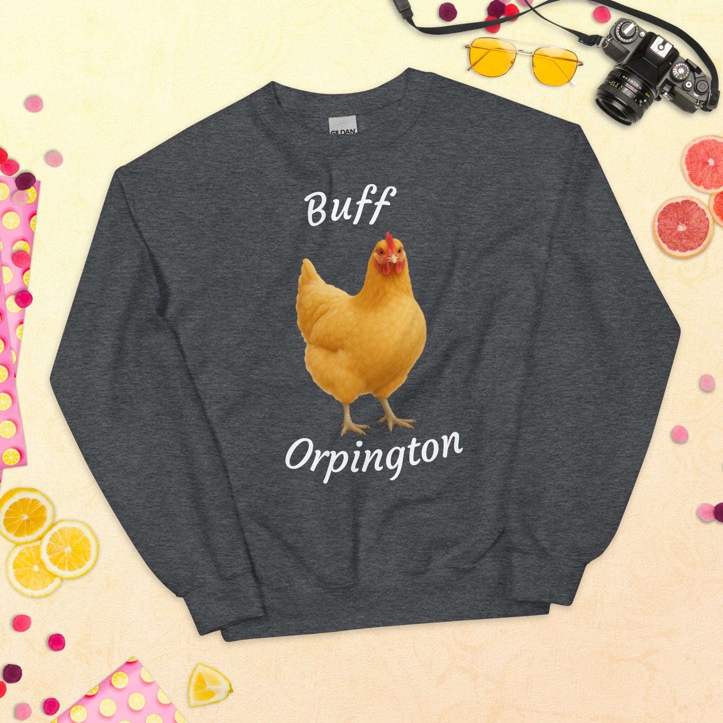 Buff Orpington Words Unisex Sweatshirt