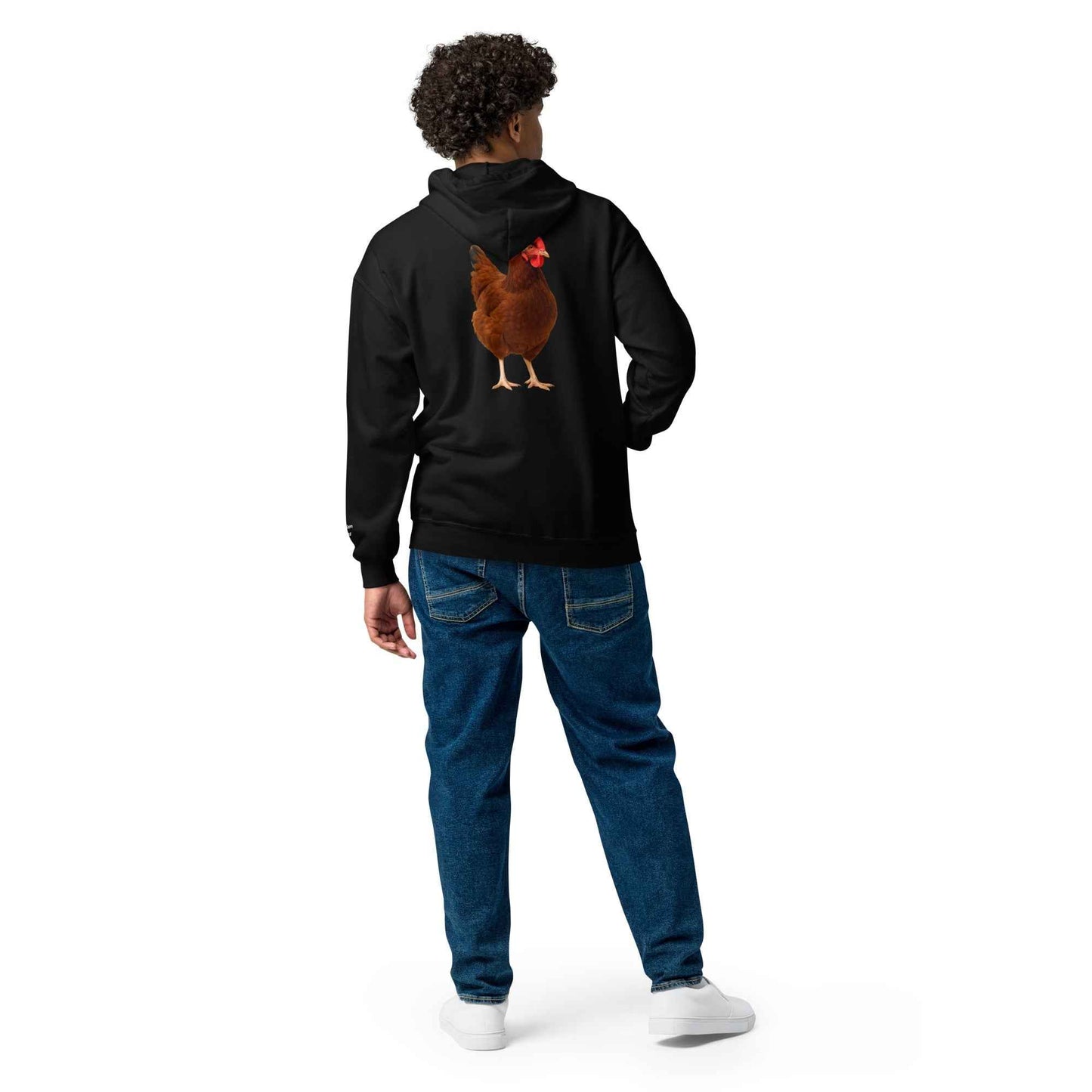Rhode Island Red Unisex heavy blend zip bunny hug (hoodie)