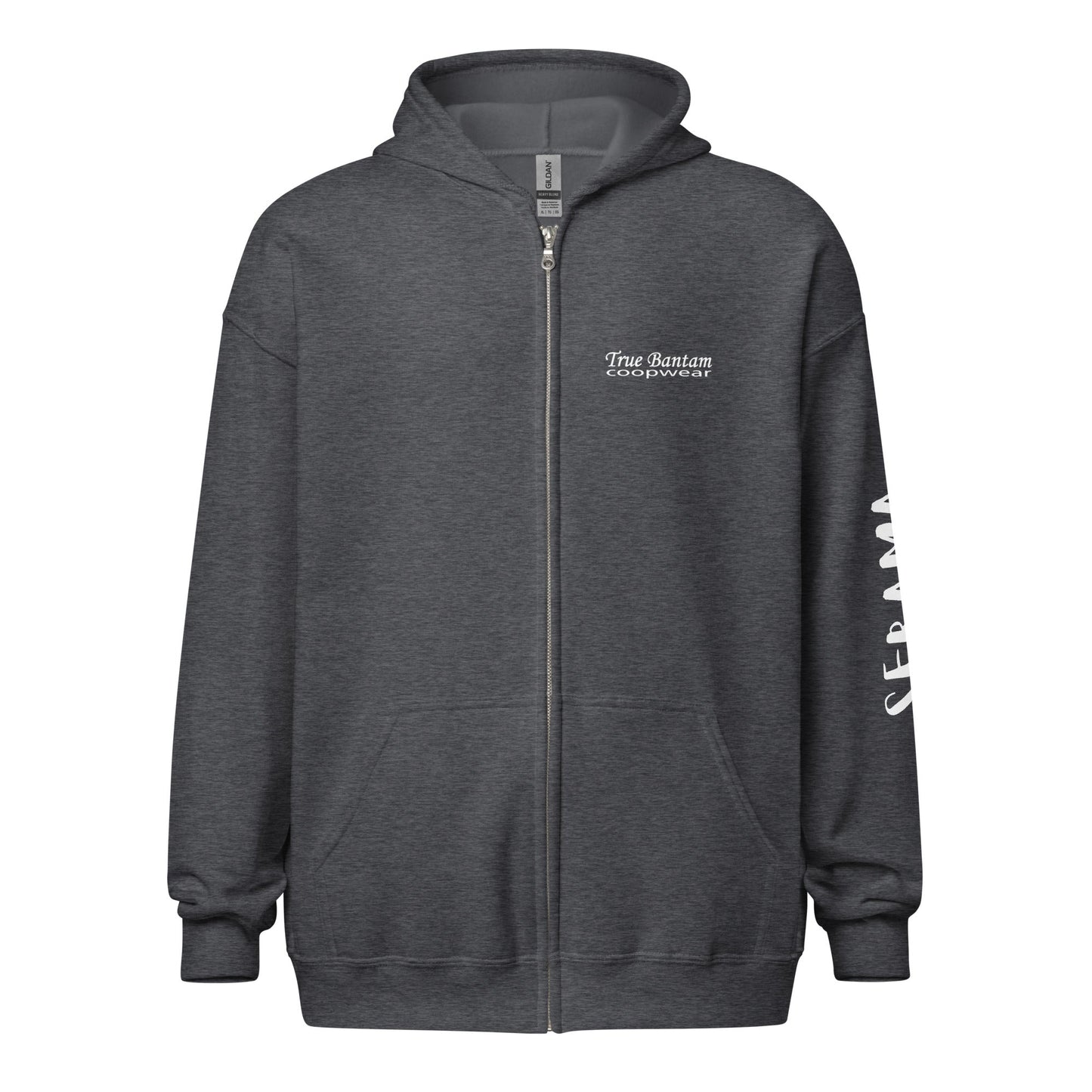 Serama Unisex heavy blend zip bunny hug (hoodie)