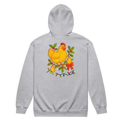 Chickmas Pear Tree Unisex heavy blend zip hoodie